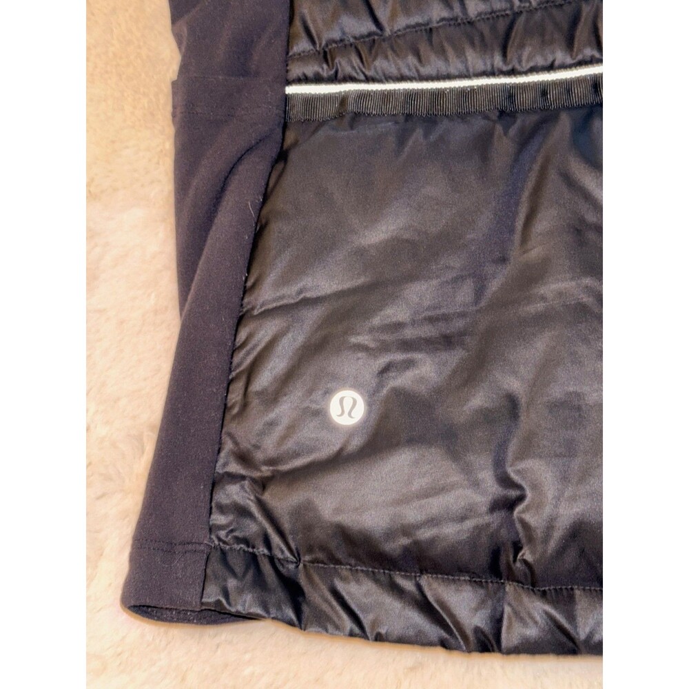 Lululemon Down For It All Vest - Black - Womens Size 10 - Picture 5 of 16